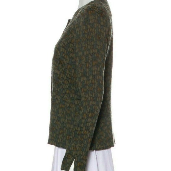 Lafayette 148 Blazer Button Up Round Neck Size 4 - Picture 3 of 9